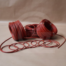 Silicone hose red | FDA approved | 4 x 7 mm |  roll 50 meter